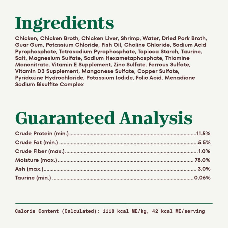 Nutro Perfect Portions Wet Cat Food Pate Chicken & Shrimp Recipe, 2.64 oz. Twin-Pack Trays (24 Count, Pack of 1) - Image 5